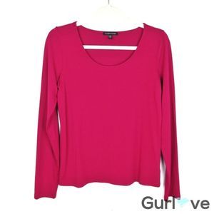 Eileen Fisher XS Magenta Long Sleeve Top